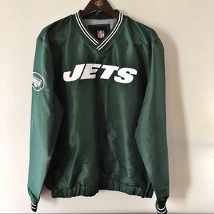 New York Jets men’s pullover windbreaker size L